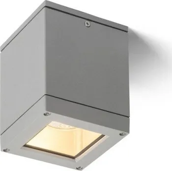 Venkovní osvětlení RED - DESIGN RENDL Svítidlo QUADRA M stropní stříbrnošedá 230V E27 75W IP54 - RED - DESIGN RENDL RED R10386