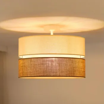 Brilagi - Přisazený lustr ROYAL YUTE 1xE27/15W/230V pr. 40 cm béžová/krémová