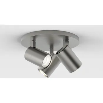 Bodové svítidlo ASTRO Bodové svítidlo Ascoli Triple Round 3x50W GU10 matný nikl - ASTRO Lighting AST 1286012