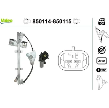 Karosérie Zvedací zařízení oken VALEO 850114