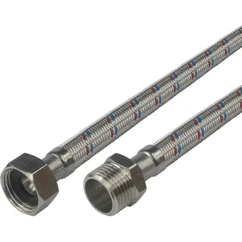 Klum Hadice připojovací nerez 8x12, MxF, 1/2"x1/2", 150 cm