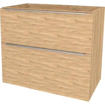 Koupelnový nábytek Mereo Mailo, koupelnová skříňka 101 cm, chrom madlo, Multidecor, Jasan horský