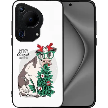 Vánoční dekorace VSECHNONAMOBIL 95716 MY ART Kryt s vánočním designem Huawei Pura 70 Ultra MERRY CHRISTMAS (074)