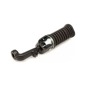 Motor pro motocykl Přední levá stupačka Jawa 350 typ 634 - 640 se záchytem lanka na sidecar