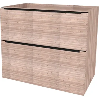 Koupelnový nábytek Mereo Mailo, koupelnová skříňka 101 cm, černé madlo, Multidecor, Dub Nelson