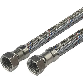 Klum Hadice připojovací nerez 13x18, FxF, 1/2"x1/2", 60 cm