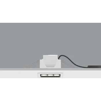 Bodové svítidlo ERCO Vestavné svítidlo COMPAR Lens wallwasher DALI-2 LED 6W 367lm 3000K bílé, vnitřek černý - ERCO ERCO 1086730000