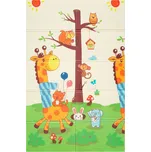 Humbi Oboustranná skládací vzdělávací podložka z XPE pěny 120 x 180 cm