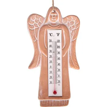 Domácí teploměr Casa de Engel Keramický teploměr s andělem, 18 cm