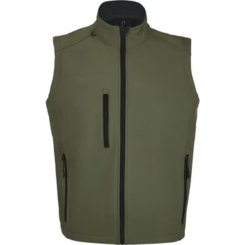Pánská vesta SOĽS Rallye Men Pánská softshellová vesta SL46601 Army XL
