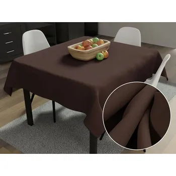 ubrus Dekorační čtvercový ubrus Rongo RG-051 Hnědý 50x50 cm