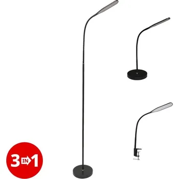 Lampička light LED Stmívatelná lampa 3v1 LED/10W/230V 3000/4000/6000K CRI 90 černá + záruka 3 roky