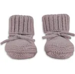 LODHER capáčky Slipper Merino Wool Rose vel. 6-12 měsíců
