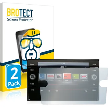Telefonní příslušenství 2x BROTECT Displayschutz-Folie pro Volkswagen Golf 7 2018 Composition Media 8 (2x čirá ochranná fólie BROTECT pro Volkswagen Golf 7 2018 Composition Media 8)