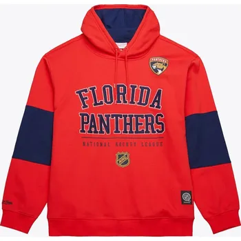 Pánská mikina Mitchell & Ness Pánská mikina Florida Panthers NHL Retro Fleece Hoodie Current Logo Velikost: S