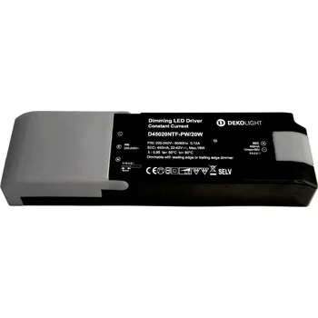 Příslušenství pro svítidlo LIGHT IMPRESSIONS Deko-Light napájení (CC, DC) stmívatelné, QUICK, CC, 450mA, 30-40V, 20W, konstantní proud - LIGHT IMPRESSIONS IMPR 862257