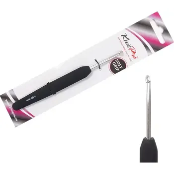 Jehlice KnitPro Softgrip 4 (Hliníkový háček KnitPro Softgrip 4)