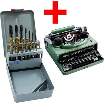 Ruční nářadí NÁSTROJE CZ Sada strojních závitníků na nerez M3-M12 1660HQ(3660HQ)+2260(4260) + LEGO IDEAS21327 PSACÍ STROJ - SET-CZZ-SZ01-1660HQ-2260-E1