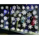 Vánoční nálepky na okno - vločky