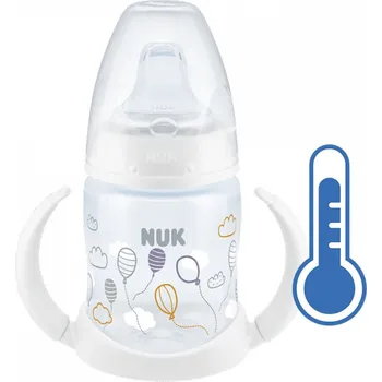 Kojenecká láhev Kojenecká láhev na učení NUK s kontrolou teploty 150 ml bílá