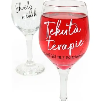 Sklenice Skleničky na víno (zn. Albi) - Skvělý ročník 1990