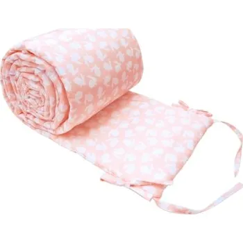 mantinel do postýlky Milkie Mango český hladký mantinel do postýlky 360cm Bunny Rose Vzor: BUNNY