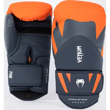 Sportovní chránič Boxerské rukavice VENUM CHALLENGER 4.0 - modro/oranžové - VENUM-05141-454 Velikosti: 10 oz