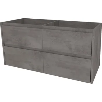 Koupelnový nábytek Mereo Opto, koupelnová skříňka 121 cm, Multidecor, Beton tmavě šedý