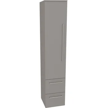 Mereo Bino koupelnová skříňka vysoká 163 cm, levá, Multidecor, Arktická šedá