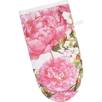 Chňapka SCANquilt chňapka FLORA pivoine smetanovorůžová 15 x 30 cm