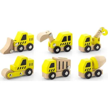 Dřevěná hračka Dřevěná stavební autíčka Viga
