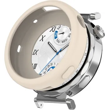 Příslušenství k chytrým hodinkám VSECHNONAMOBIL 95480 TPU HALF COVER Kryt pro Huawei Watch GT 5 41mm béžový