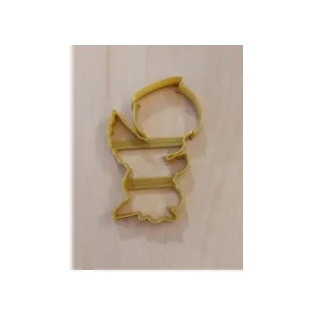 Vánoční dekorace Vykrajovátko - Andílek 6x3,8 cm