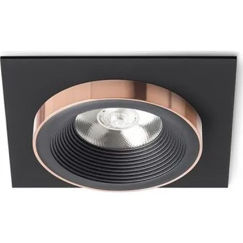 Bodové svítidlo RED - DESIGN RENDL SHARM SQ I zápustná černá/černá měď 230V LED 10W 24° 3000K - RED - DESIGN RENDL RED R13254