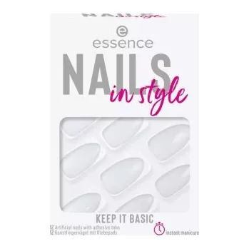 Essence Nails In Style umělé nehty 15 Keep It Basic 12 kusů
