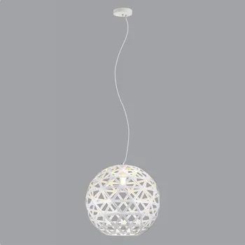 Lustr na lanku FROZEN 1xE27/60W/230V pr. 50 cm bílá