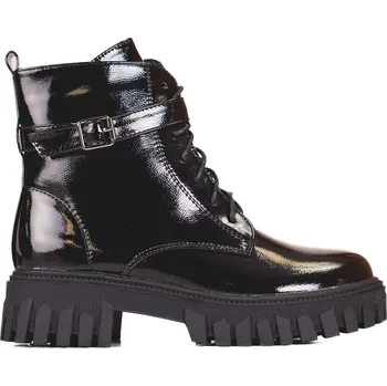 Dámská treková obuv Dámské černé lakované workery GD-FL2045B Velikost: 36