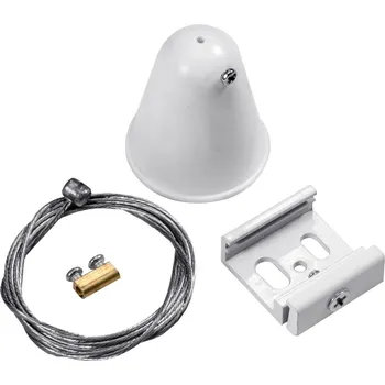 Bodové svítidlo CENTURY Závěs pro 3 fázovou lištu TRACK Bílý KIT - CENTURY CEN ACBNRBI-KIT