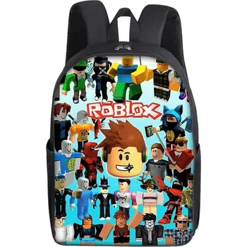 Penál Školní batoh ROBLOX Varianty: Modrá, postavičky