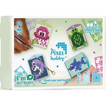 kreativní sada Pixelhobby Pixel sada klíčenek 5 ks mořský svět
