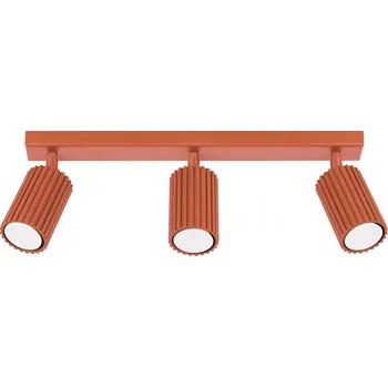 Bodové svítidlo Sollux SL.1638 - Bodové svítidlo KARBON 3xGU10/10W/230V oranžová