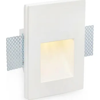 Nástěnné svítidlo FARO PLAS SQ zapuštěné nástěnné svítidlo, bílá - FARO FARO 63283