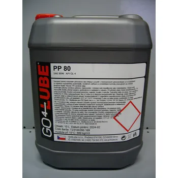 Převodový olej GO4Lube PP80 převodový olej 10 l kanystr
