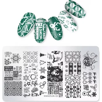 NehtyShop Vánoce - destička na razítkování