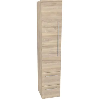 Koupelnový nábytek Mereo Bino koupelnová skříňka vysoká 163 cm, levá, Multidecor, Blonde Liberty Elm