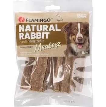 Pamlsek pro psa Flamingo Meateez Králík 150g