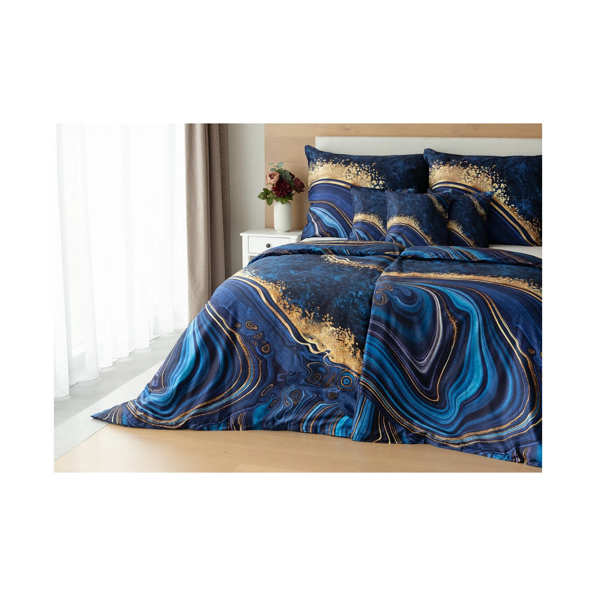 Fotografie 2 - Povlečení Matějovský Iris 140 x 200, 70 x 90 cm zipový uzávěr