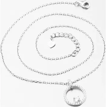 Náhrdelník Dámský náhrdelník stříbro 925 zirkony PKL-5022 délka 42 cm