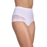 Kalhotky s vysokým pasem a pruhovaným lemováním Gabidar 209 M-2XL Velikost: M, Barva: Bílá