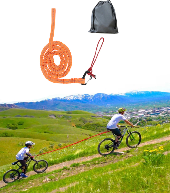 MXM Elastické tažné lano pro děti - oranžové